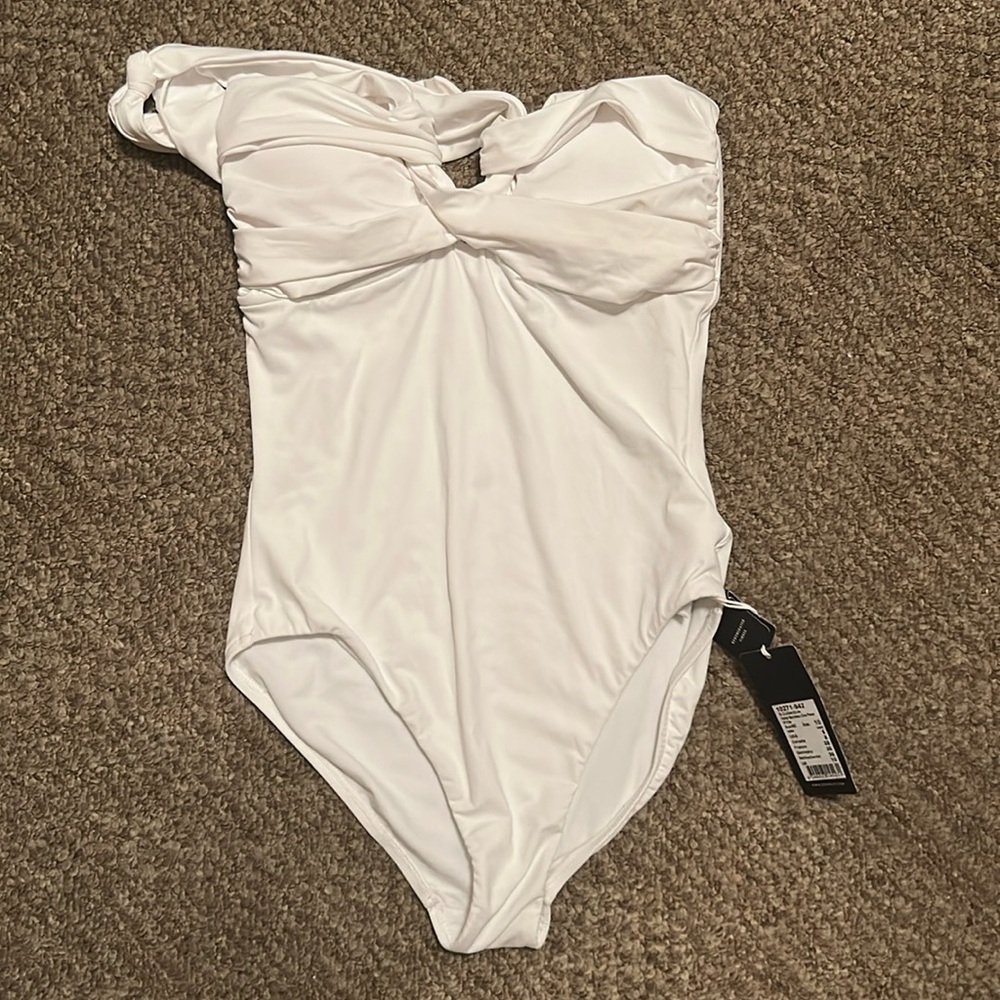 Seafolly Collective Halter Bandeau one piece swimsuit